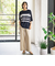 バックラッシュリネン混パンツ≪洗濯機で洗える≫