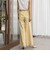 バックラッシュリネン混パンツ≪洗濯機で洗える≫