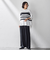 【WEB限定】ボーダーニット≪手洗い可能≫
