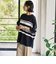 【WEB限定】ボーダーニット≪手洗い可能≫