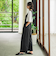 【大きいサイズ】オールインワンワイドパンツ