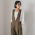【大きいサイズ】オールインワンワイドパンツ