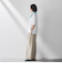 Tシャツ風ニットプルオーバー≪手洗い可能≫