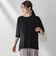 Tシャツ風ニットプルオーバー≪手洗い可能≫