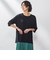 Tシャツ風ニットプルオーバー≪手洗い可能≫
