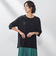 Tシャツ風ニットプルオーバー≪手洗い可能≫