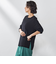 Tシャツ風ニットプルオーバー≪手洗い可能≫