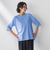 Tシャツ風ニットプルオーバー≪手洗い可能≫