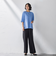Tシャツ風ニットプルオーバー≪手洗い可能≫