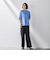 Tシャツ風ニットプルオーバー≪手洗い可能≫