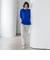 Tシャツ風ニットプルオーバー≪手洗い可能≫