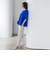 Tシャツ風ニットプルオーバー≪手洗い可能≫