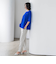 Tシャツ風ニットプルオーバー≪手洗い可能≫
