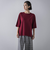 Tシャツ風ニットプルオーバー≪手洗い可能≫