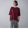 Tシャツ風ニットプルオーバー≪手洗い可能≫