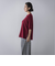 Tシャツ風ニットプルオーバー≪手洗い可能≫