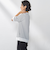 Tシャツ風ボーダーニットプルオーバー≪手洗い可能≫