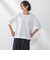 Tシャツ風ボーダーニットプルオーバー≪手洗い可能≫