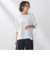 Tシャツ風ボーダーニットプルオーバー≪手洗い可能≫