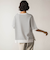 【大きいサイズ】Tシャツ風ボーダーニットプルオーバー≪手洗い可能≫