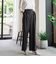 【WEB限定】タックワイドパンツ≪洗濯機で洗える≫
