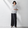 【WEB限定】タックワイドパンツ≪洗濯機で洗える≫