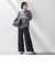 【WEB限定】タックワイドパンツ≪洗濯機で洗える≫