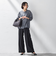 【WEB限定】タックワイドパンツ≪洗濯機で洗える≫