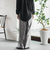 【WEB限定】タックワイドパンツ≪洗濯機で洗える≫