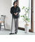 【WEB限定】タックワイドパンツ≪洗濯機で洗える≫