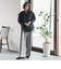 【WEB限定】タックワイドパンツ≪洗濯機で洗える≫