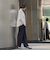 幾何柄ブラウス≪洗濯機で洗える≫