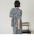 幾何柄ブラウス≪洗濯機で洗える≫
