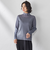 シアーモックネックニット≪手洗い可能≫