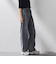 【WEB限定】デニムカーブパンツ≪洗濯機で洗える≫