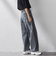 【WEB限定】デニムカーブパンツ≪洗濯機で洗える≫