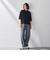 【WEB限定】デニムカーブパンツ≪洗濯機で洗える≫