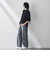 【WEB限定】デニムカーブパンツ≪洗濯機で洗える≫
