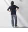 【WEB限定】デニムカーブパンツ≪洗濯機で洗える≫