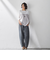【WEB限定】デニムカーブパンツ≪洗濯機で洗える≫
