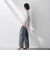 【WEB限定】デニムカーブパンツ≪洗濯機で洗える≫