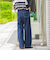 【WEB限定】デニムカーブパンツ≪洗濯機で洗える≫