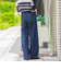 【WEB限定】デニムカーブパンツ≪洗濯機で洗える≫