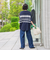 【WEB限定】デニムカーブパンツ≪洗濯機で洗える≫