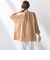 【大きいサイズ】【biyori】ラミーブラウス≪洗濯機で洗える≫