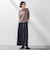 タックボリュームワイドパンツ≪洗濯機で洗える≫