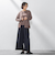 タックボリュームワイドパンツ≪洗濯機で洗える≫