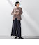 タックボリュームワイドパンツ≪洗濯機で洗える≫