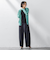 タックボリュームワイドパンツ≪洗濯機で洗える≫