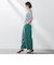 タックボリュームワイドパンツ≪洗濯機で洗える≫